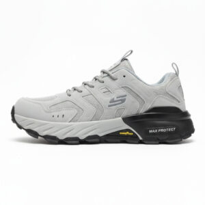 کفش پیاده‌روی مردانه Skechers Max Protect طوسی دودی مناسب کوهنوردی و تریل