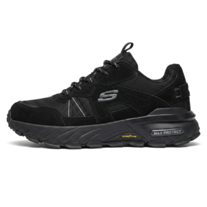 کفش کوهنوردی مردانه Skechers Goodyear مشکی مناسب طبیعت‌گردی و پیاده‌روی
