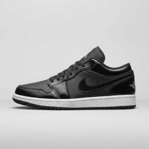 کتونی نایک ایر جردن 1 لو مشکی زیره سفید مردانه | Nike Air Jordan 1 Low Black White B